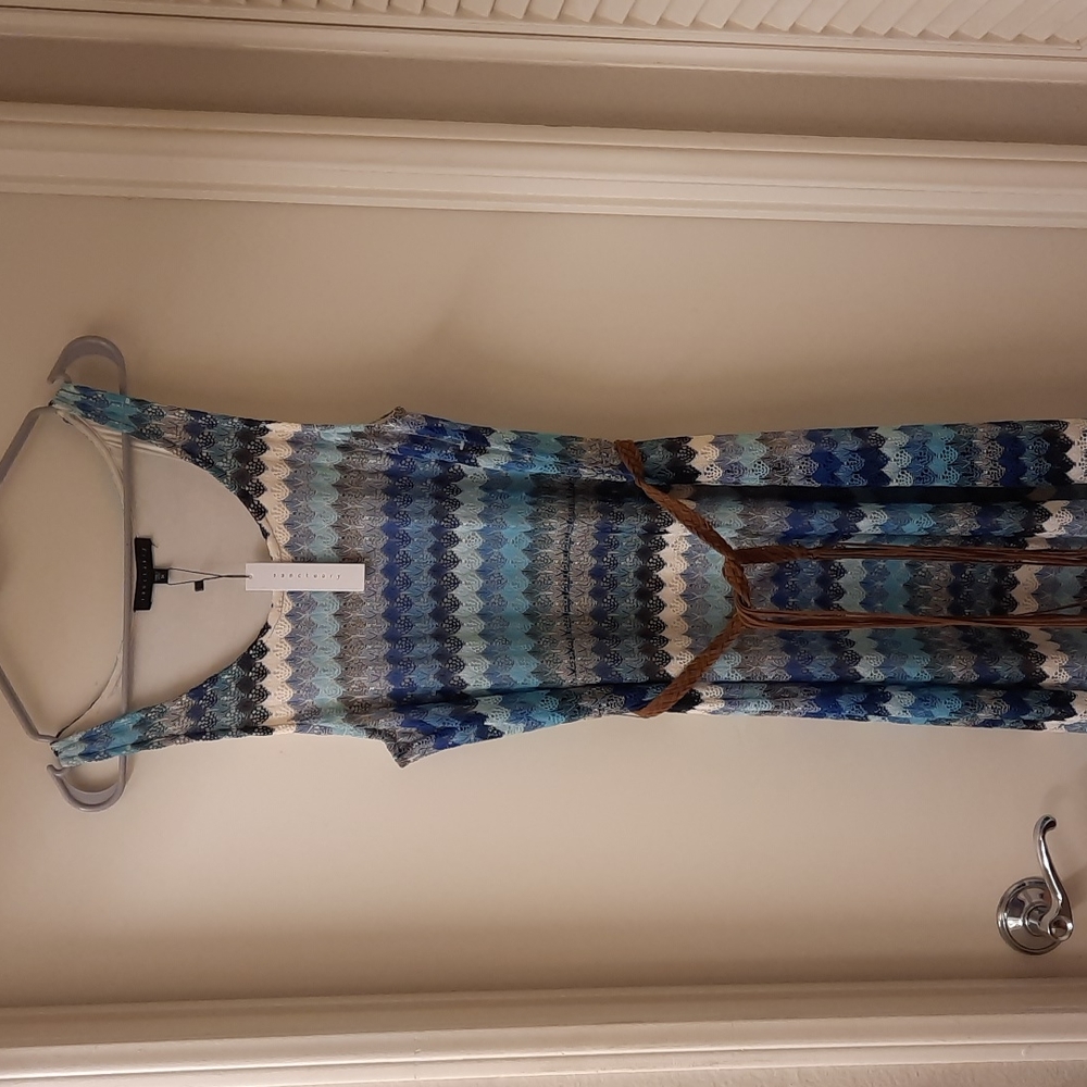 NWT, Revolve Sanctuary Striped Maxi Dress with Belt - Picture 9 of 17